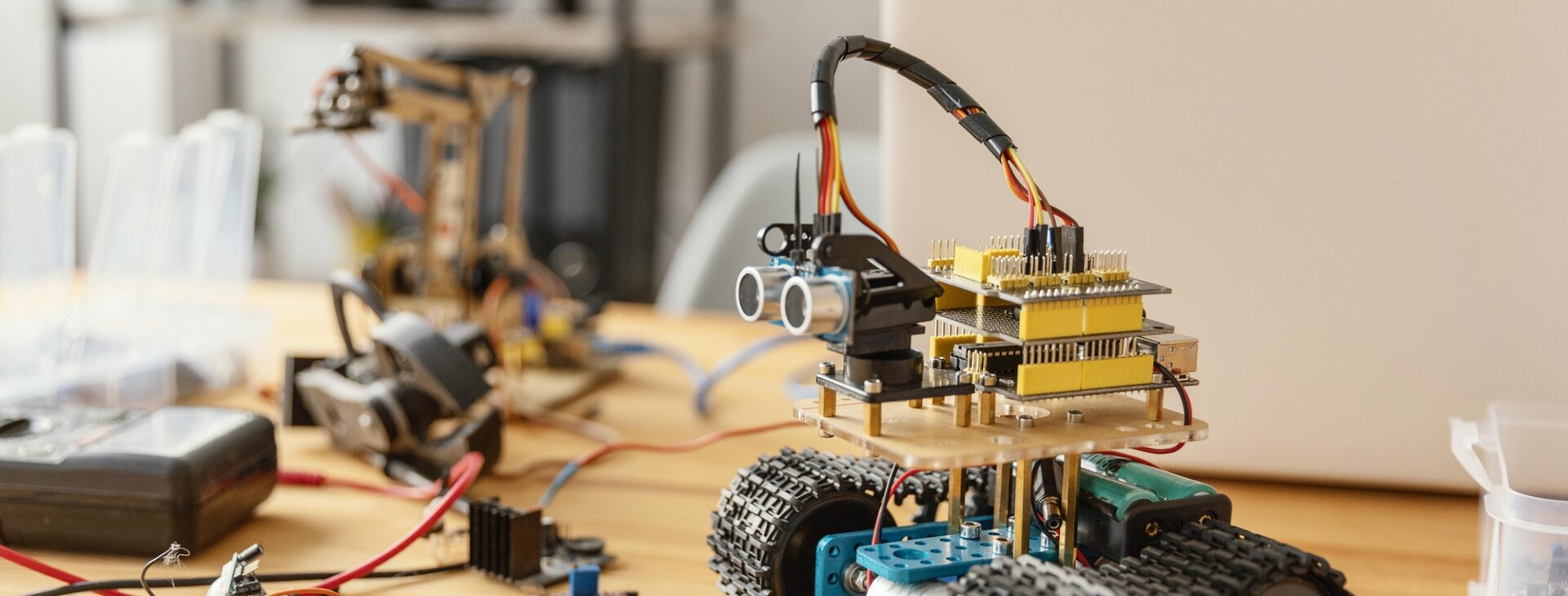 Now in Stocks: Almost Every Component for Robotics in Schools and Uni.