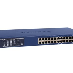 GS724TPP - NETGEAR - 24 Port GE HI-POWER POE+ SMART PRO SWITCH, 2SFP, 380W PoE power budget,19-inch Rack-mountable Steel Case